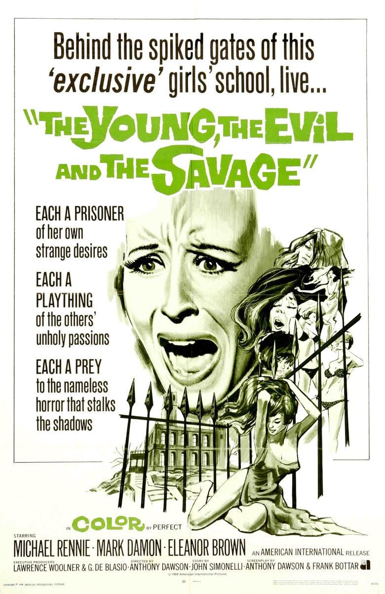 The Young, the Evil and the Savage movie poster