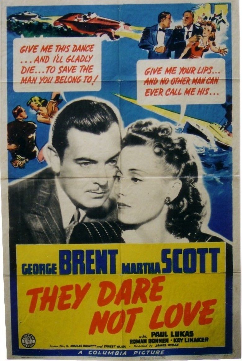 They Dare Not Love movie poster