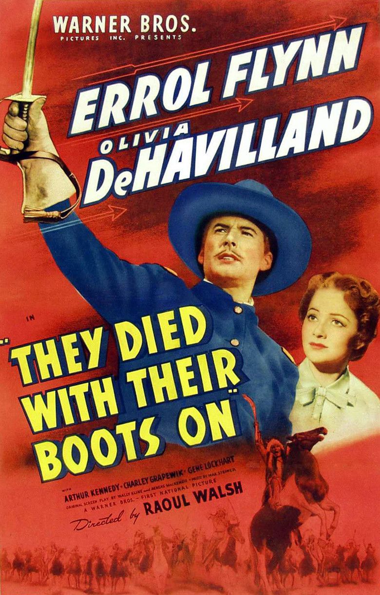 They Died with Their Boots On movie poster