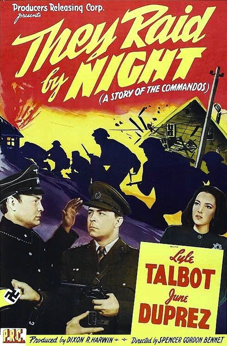 They Raid by Night movie poster