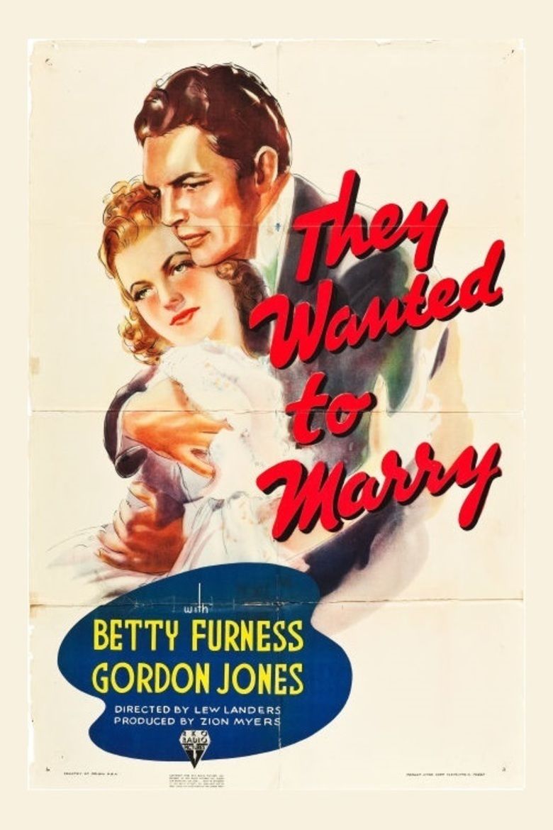 They Wanted to Marry movie poster
