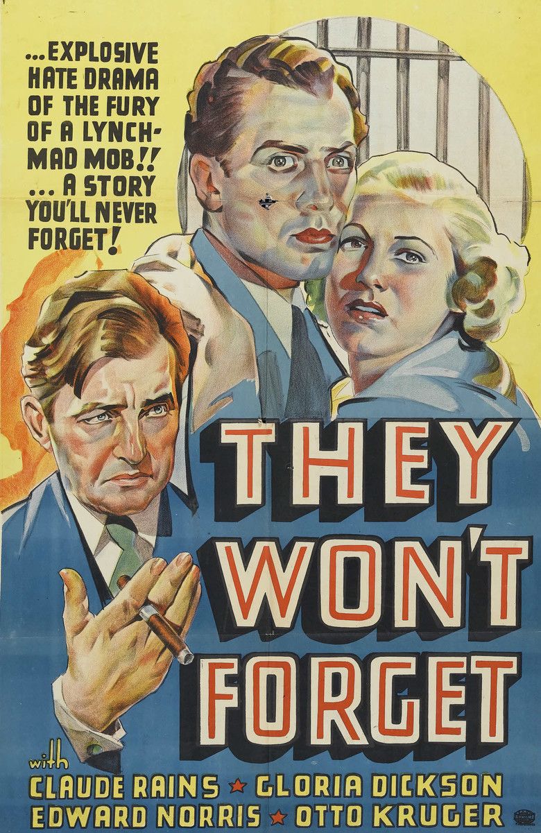 They Wont Forget movie poster