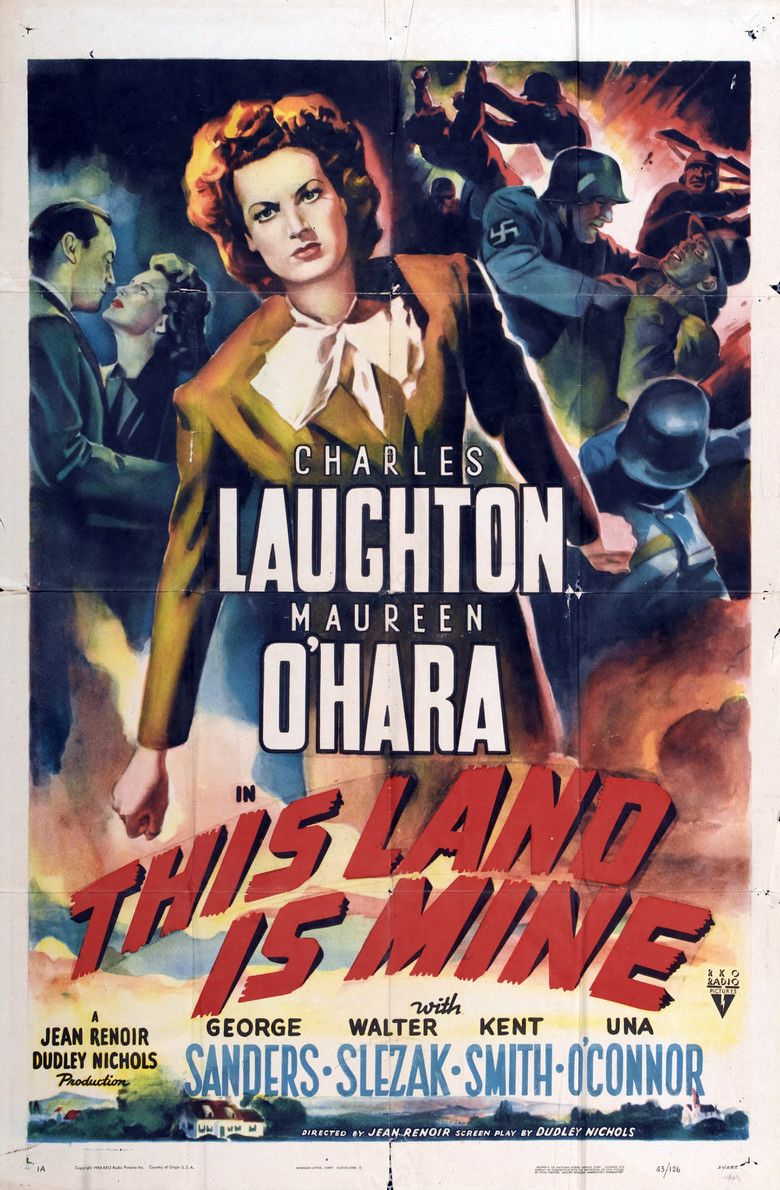 This Land Is Mine (film) movie poster