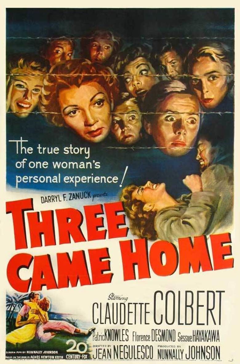 Three Came Home movie poster