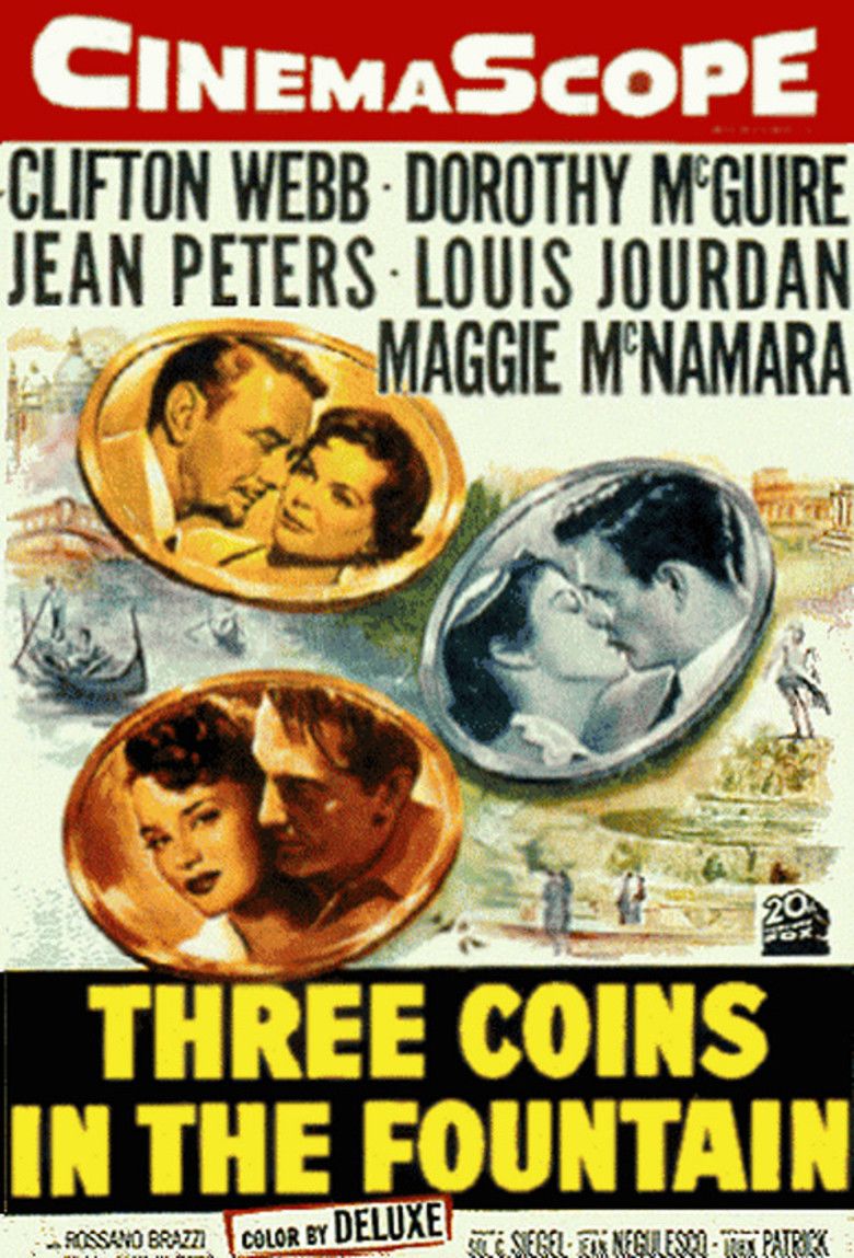 Three Coins in the Fountain (film) movie poster