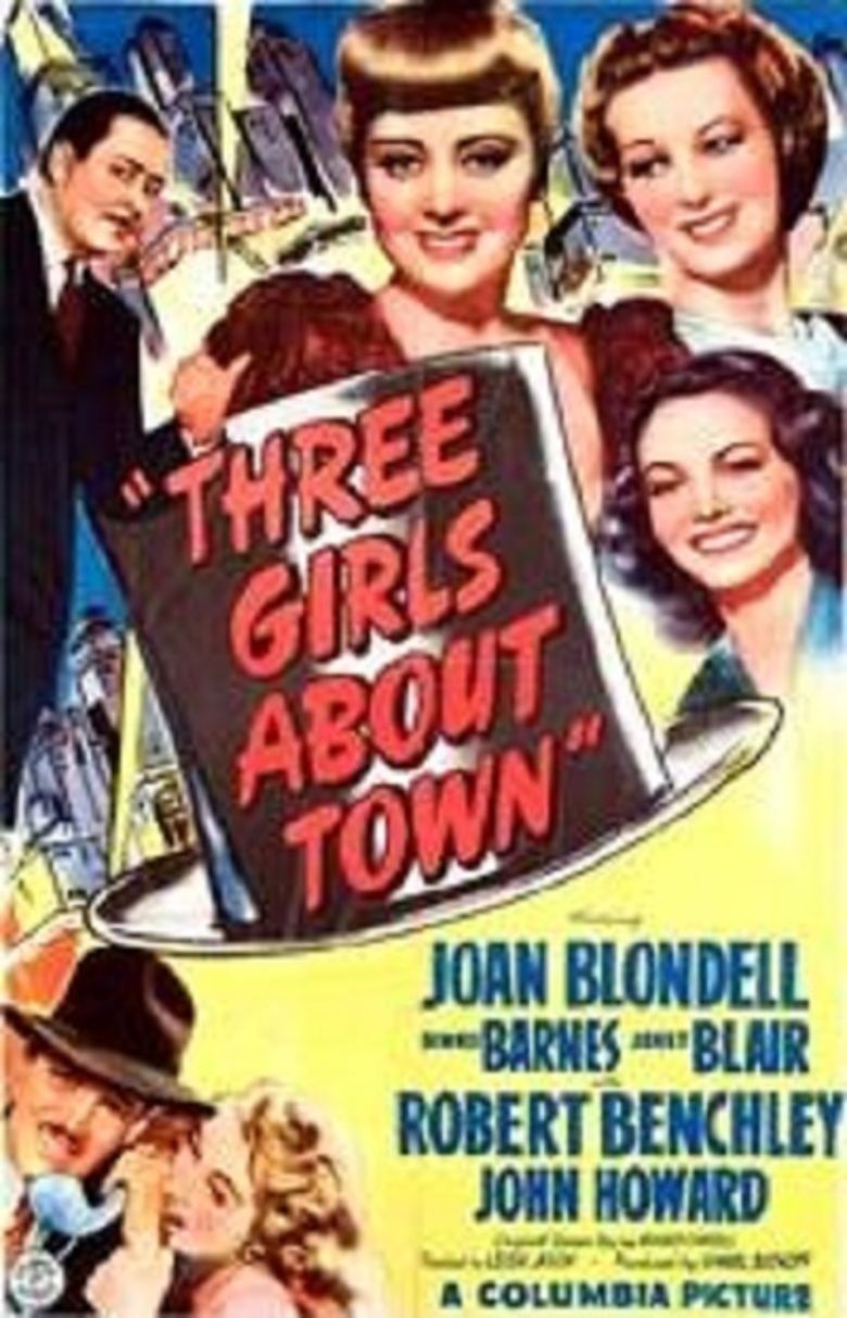 Three Girls About Town movie poster