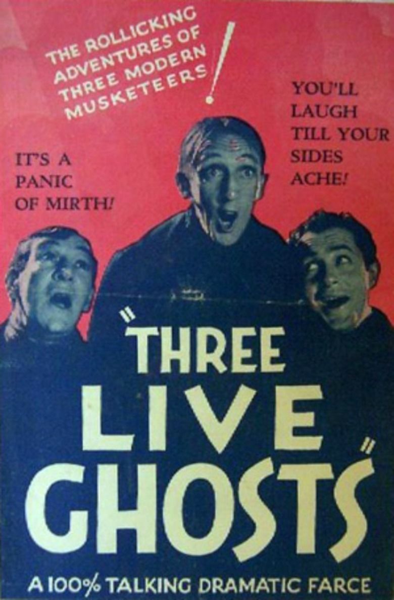 Three Live Ghosts (1929 film) movie poster