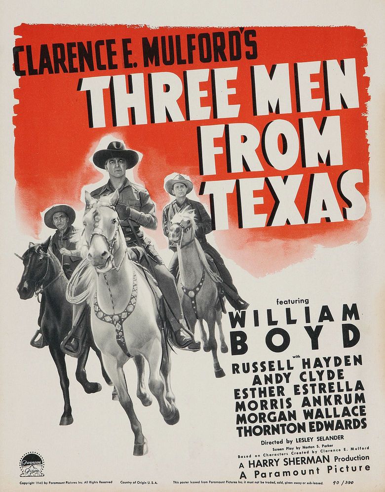 Three Men from Texas movie poster