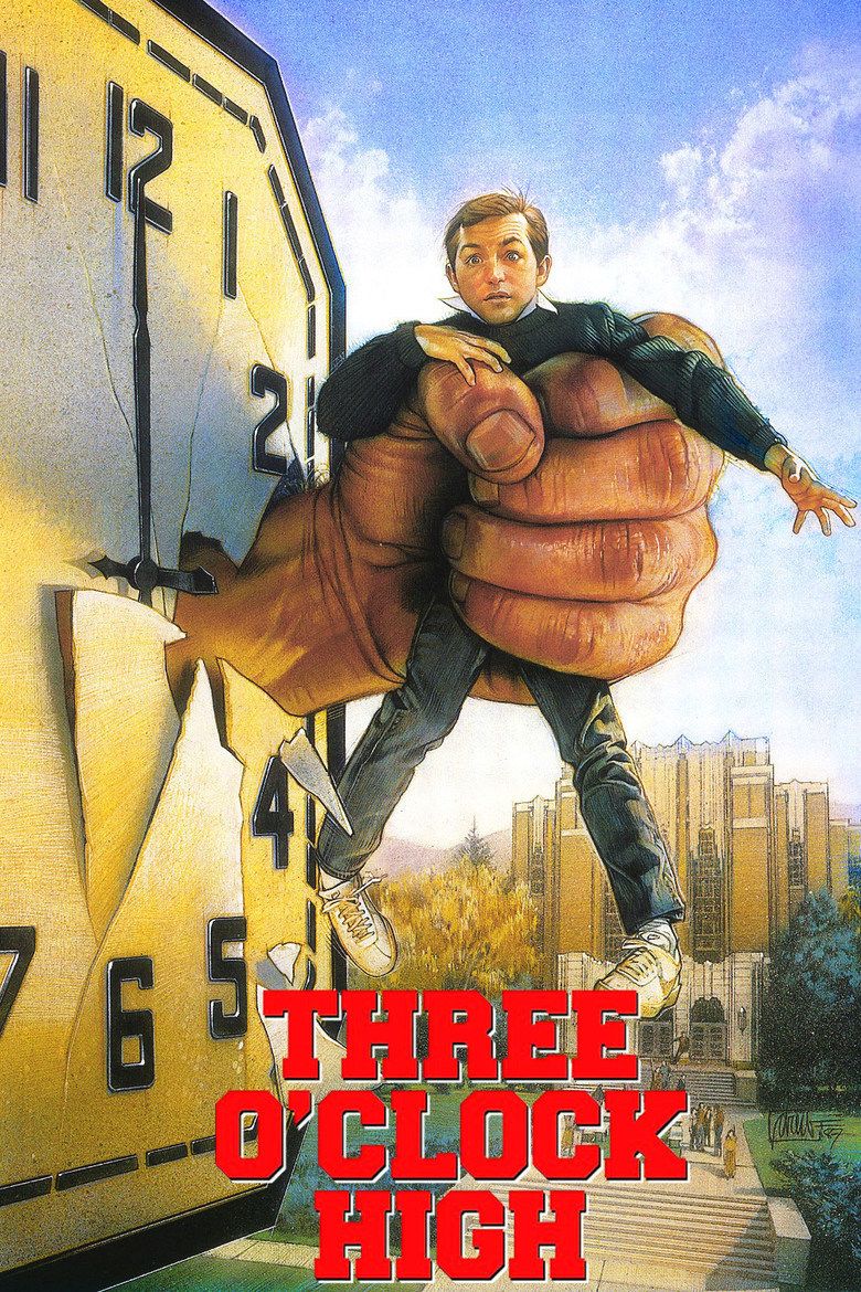 Three OClock High movie poster
