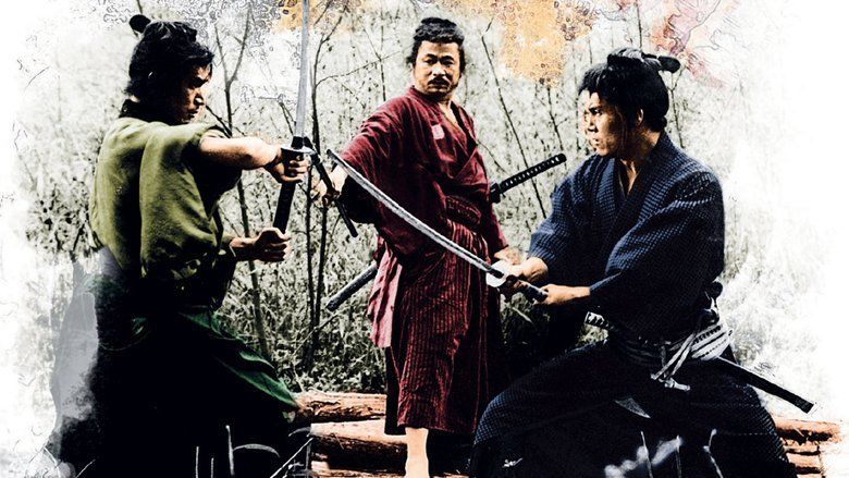Three Outlaw Samurai movie scenes