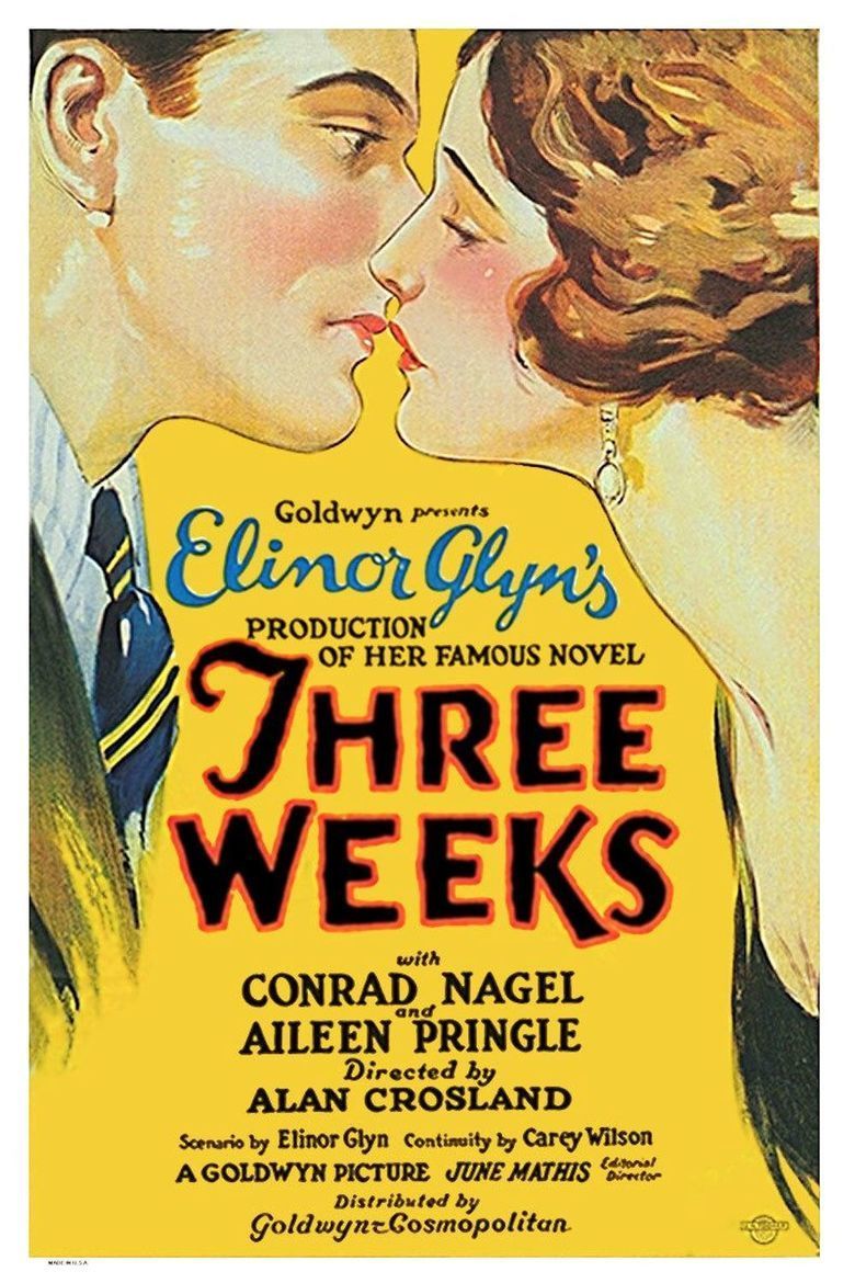 Three Weeks (film) movie poster