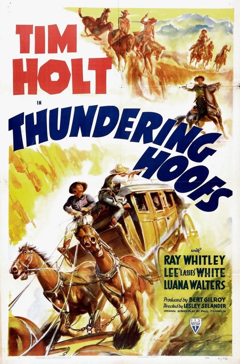Thundering Hoofs movie poster