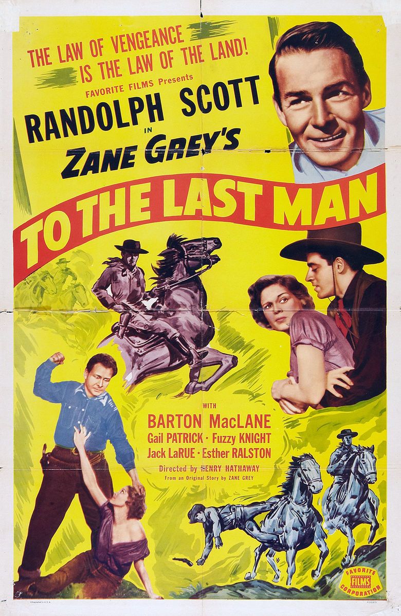 To the Last Man (1933 film) movie poster