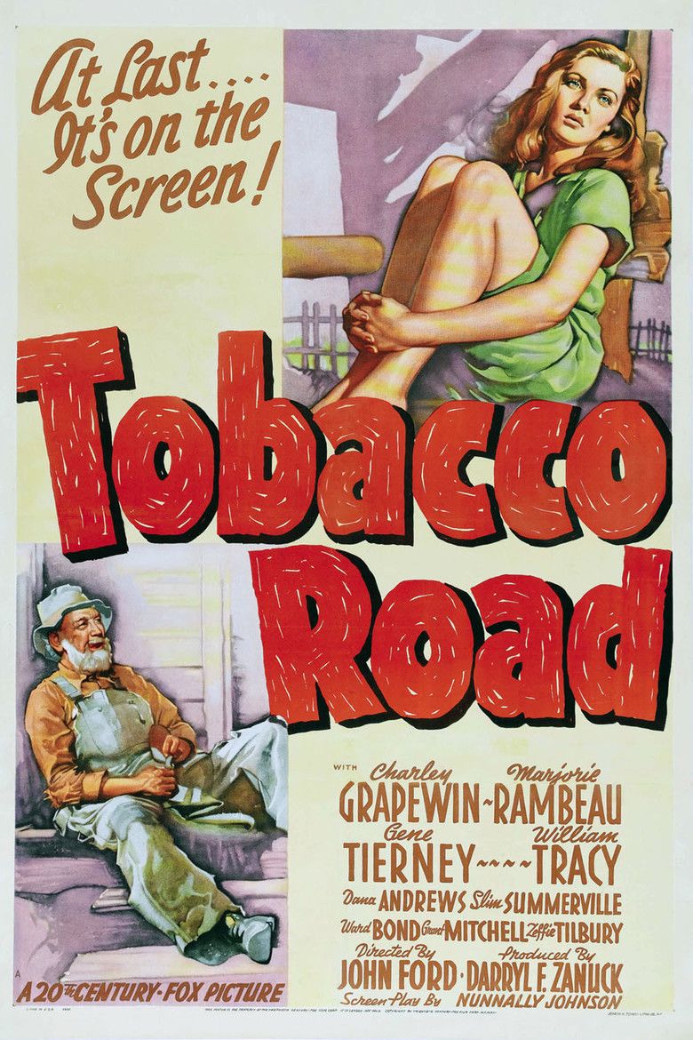 Tobacco Road (film) movie poster