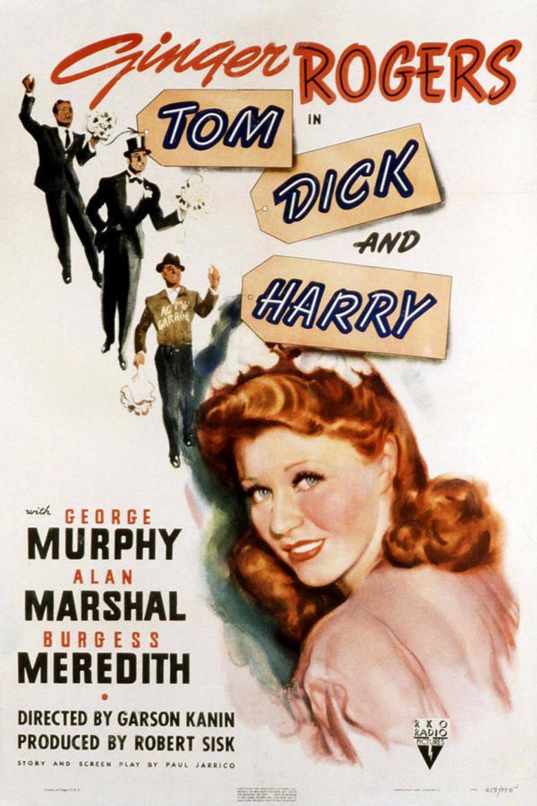 Tom, Dick and Harry (1941 film) movie poster