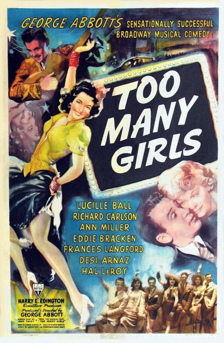 Too Many Girls (film) movie poster