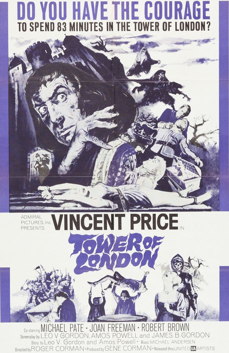 Tower of London (1962 film) movie poster