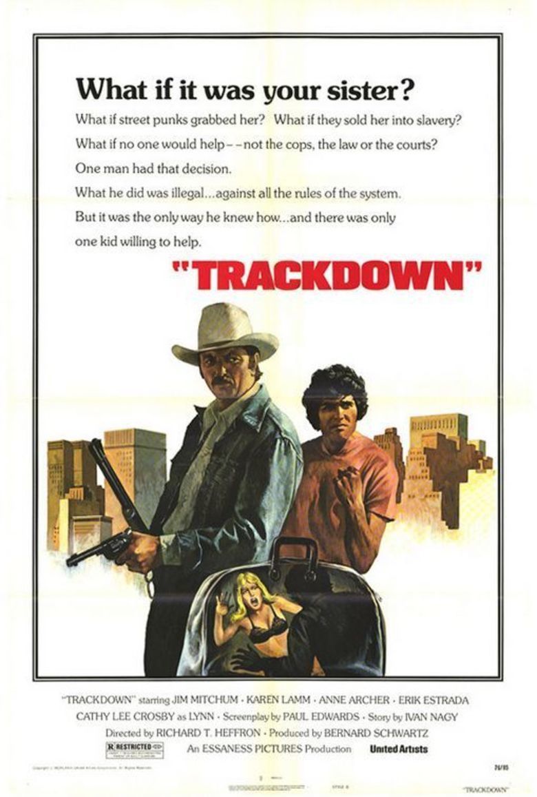 Trackdown (film) movie poster