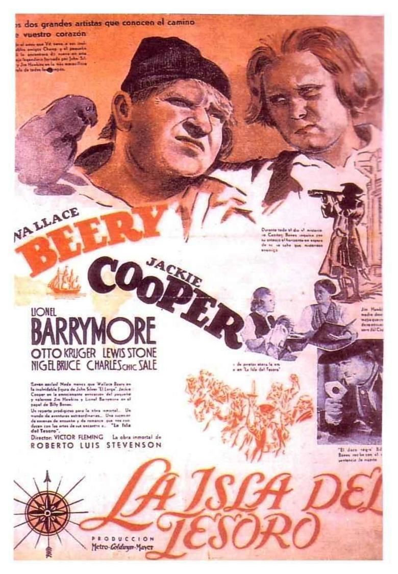 Treasure Island (1934 film) movie poster