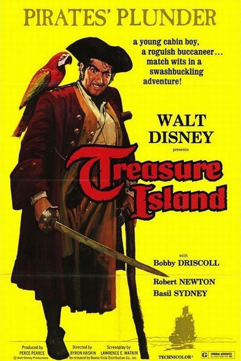 Treasure Island (1950 film) movie poster