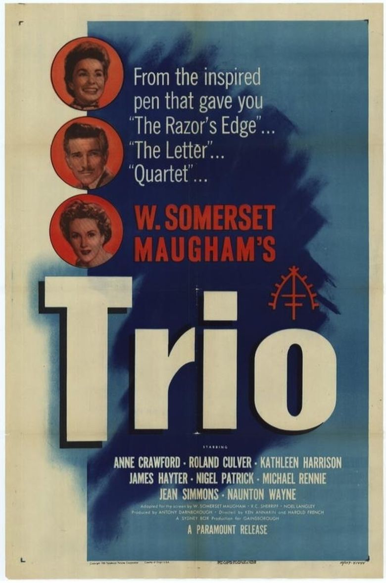 Trio (film) movie poster