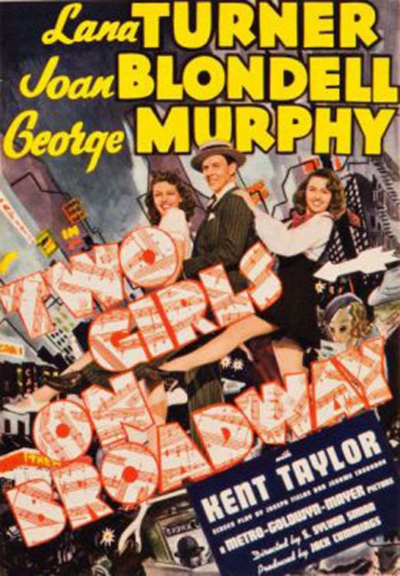 Two Girls on Broadway movie poster