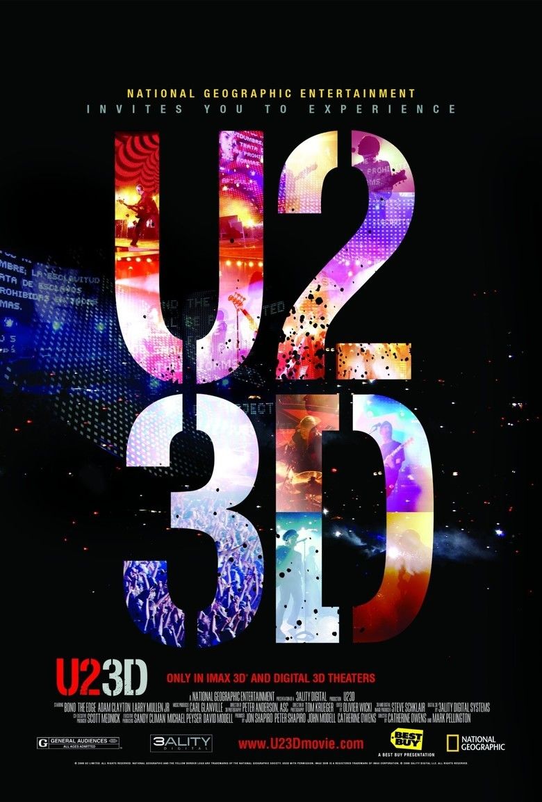 U2 3D movie poster