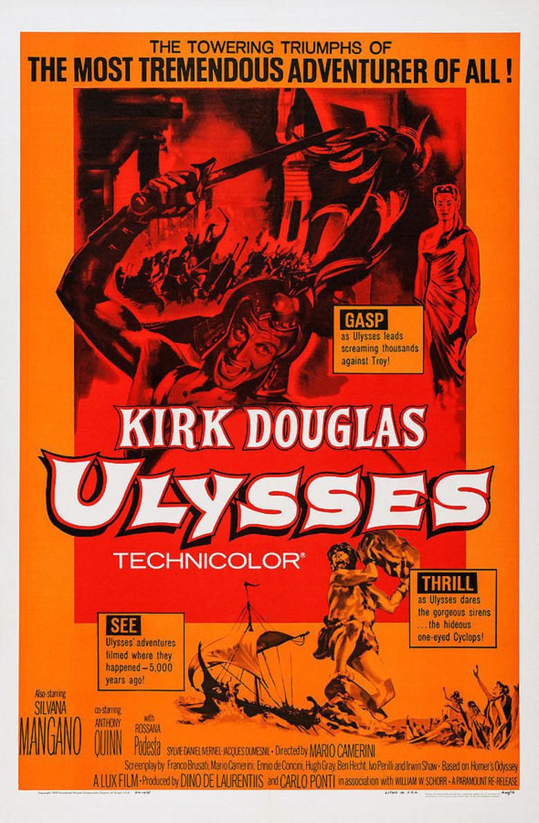 Ulysses (1954 film) movie poster