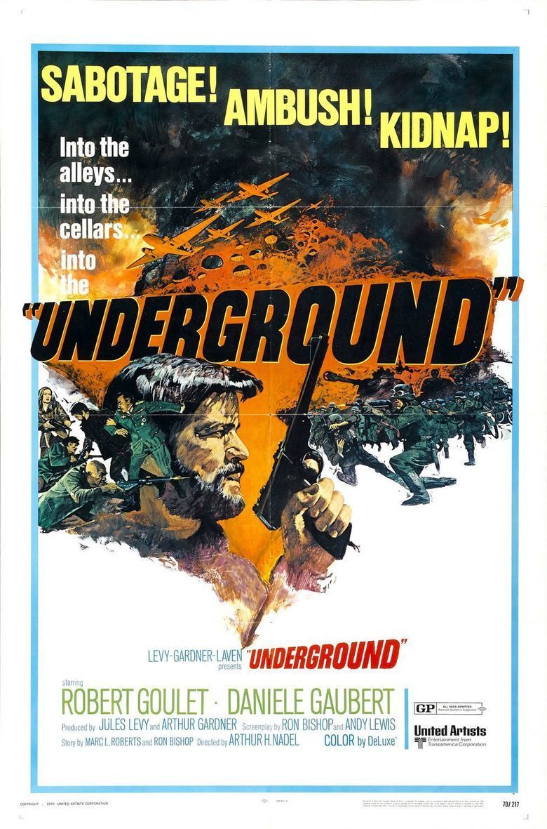 Underground (1970 film) movie poster