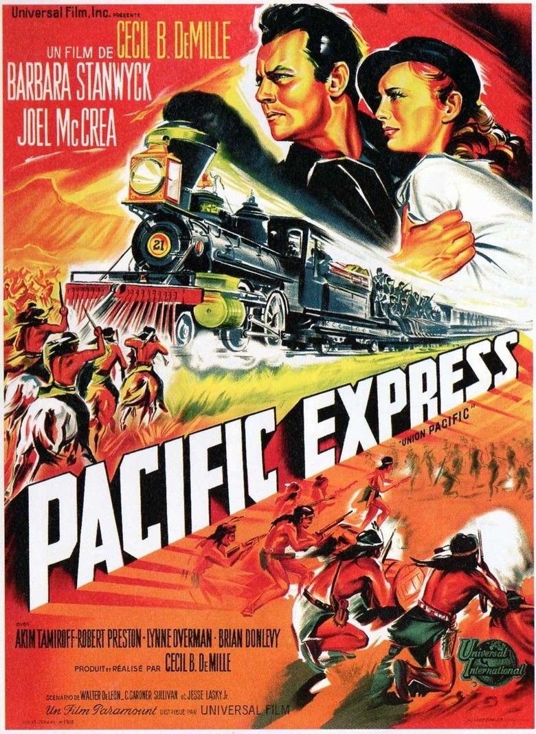 Union Pacific (film) movie poster