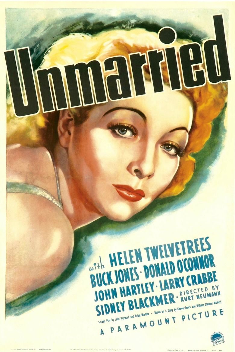 Unmarried (1939 film) movie poster