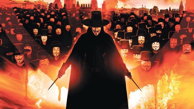 HUGO WEAVING in V FOR VENDETTA (2005), directed by JAMES MCTEIGUE. -  SuperStock