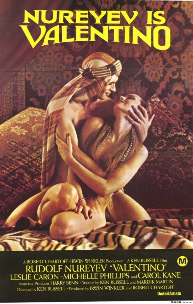 Valentino (1977 film) movie poster