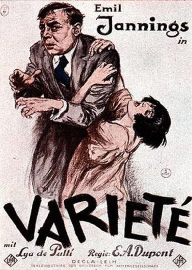Variety (1925 film) movie poster
