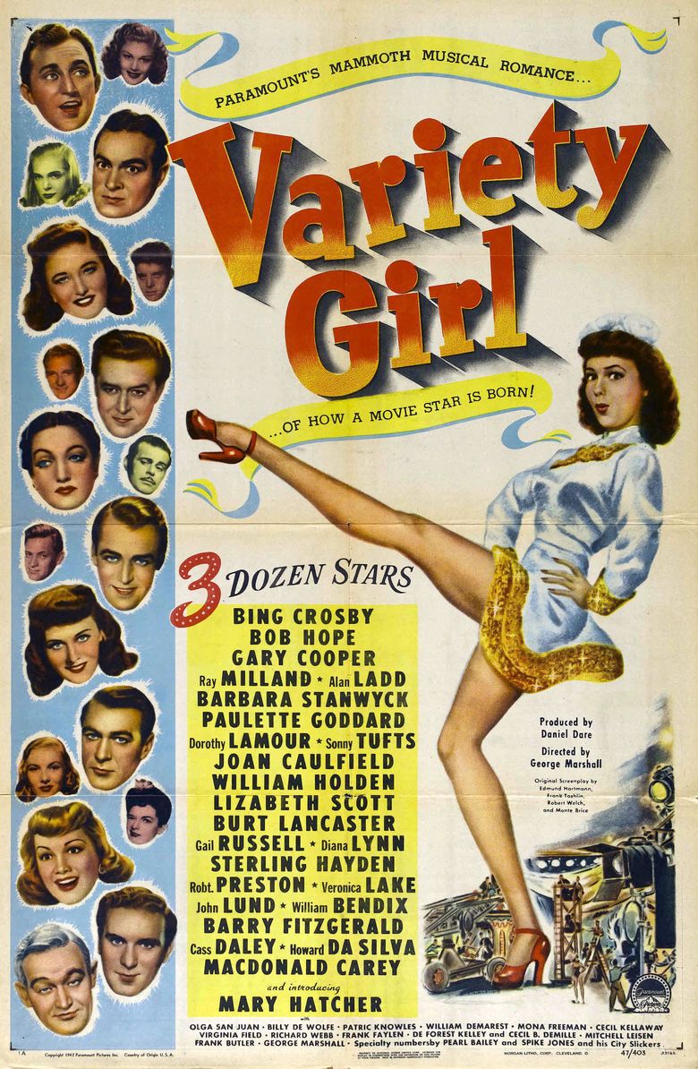 Variety Girl movie poster