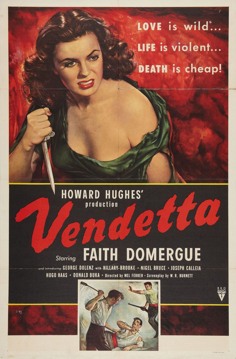 Vendetta (1950 film) movie poster