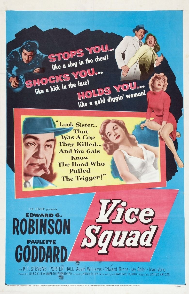 Vice Squad (1953 film) movie poster