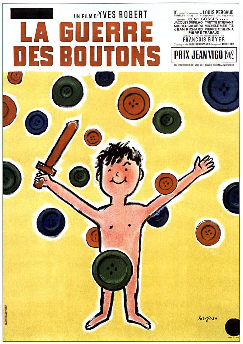War of the Buttons (1962 film) movie poster
