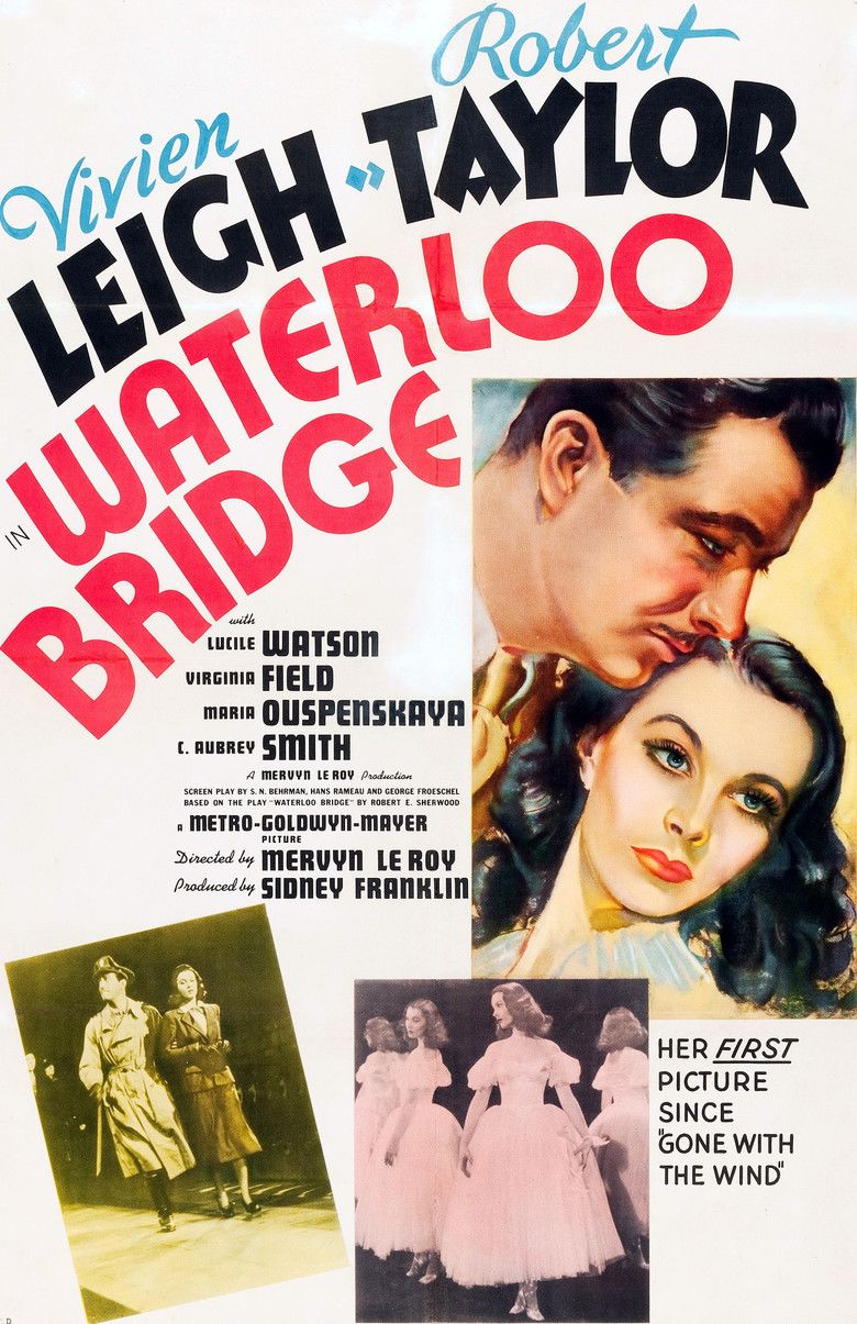 Waterloo Bridge (1940 film) movie poster