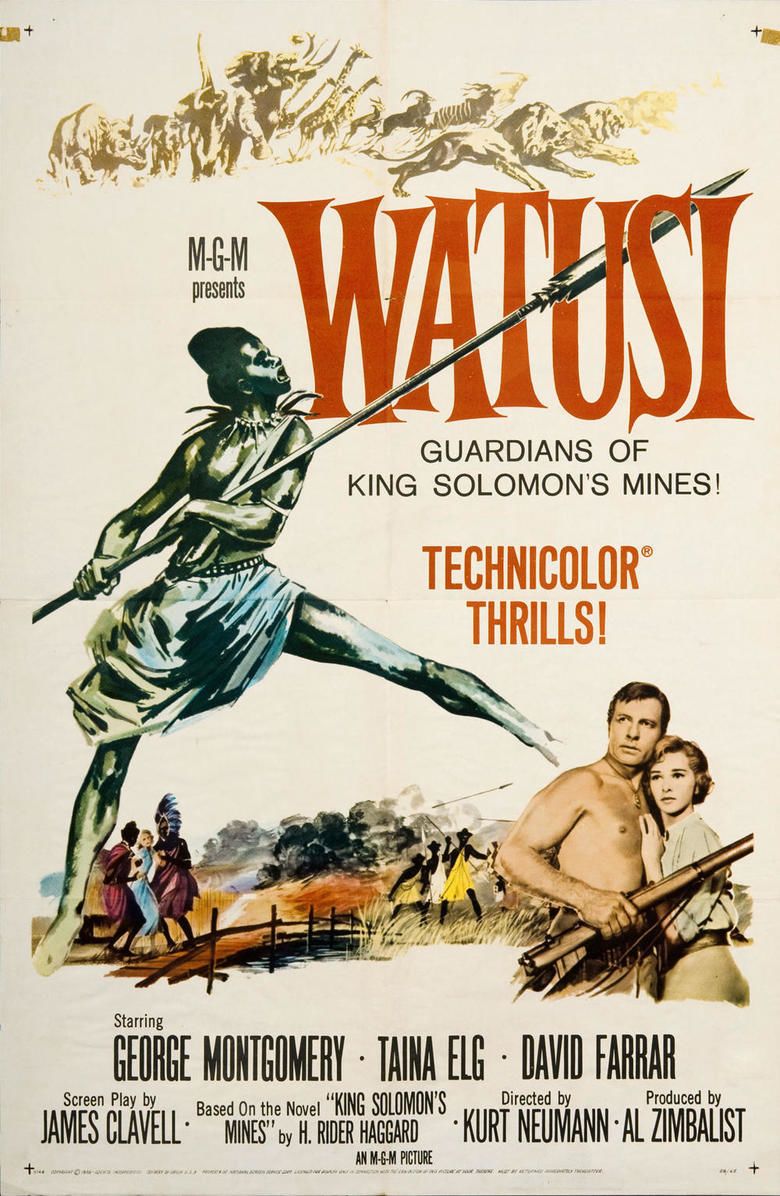 Watusi (film) movie poster