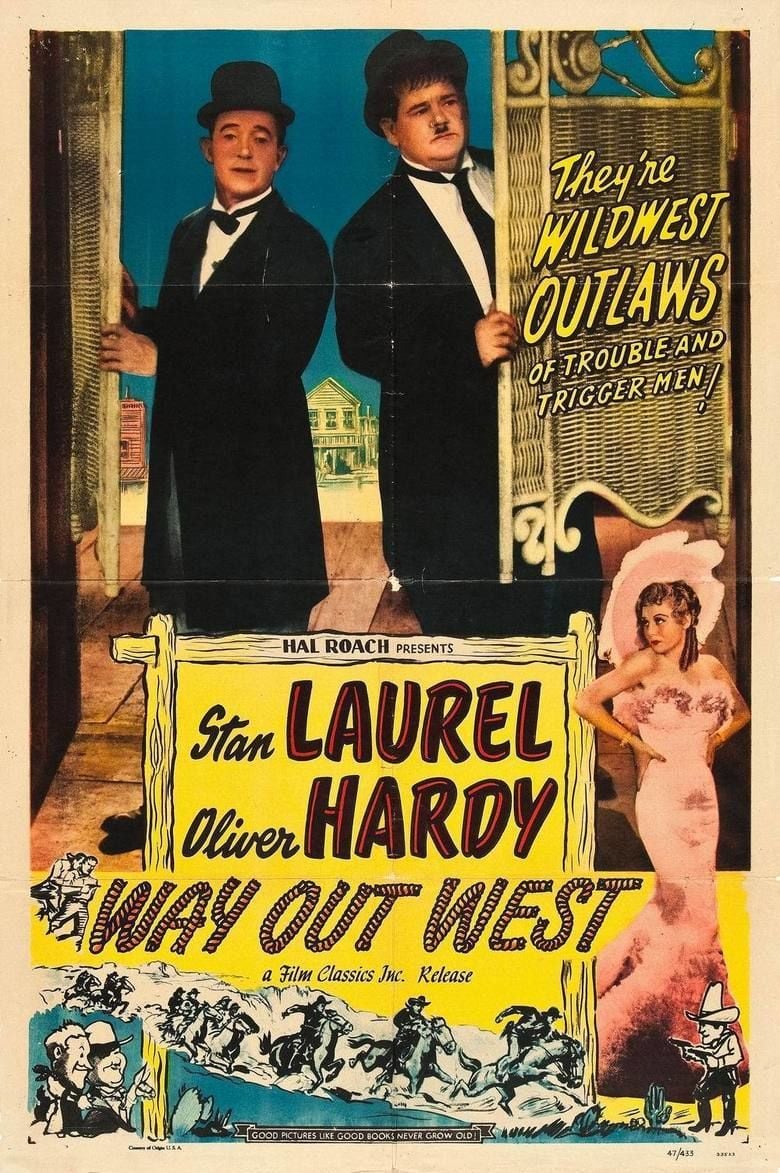 Way Out West (1937 film) movie poster