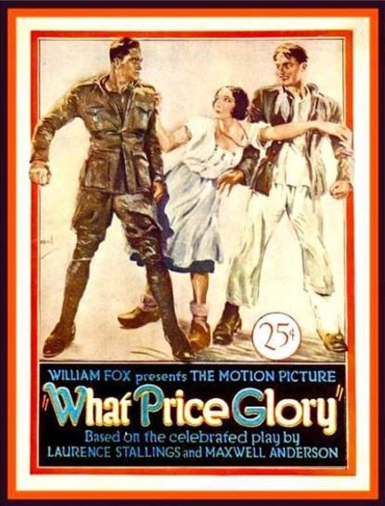 What Price Glory (1926 film) movie poster