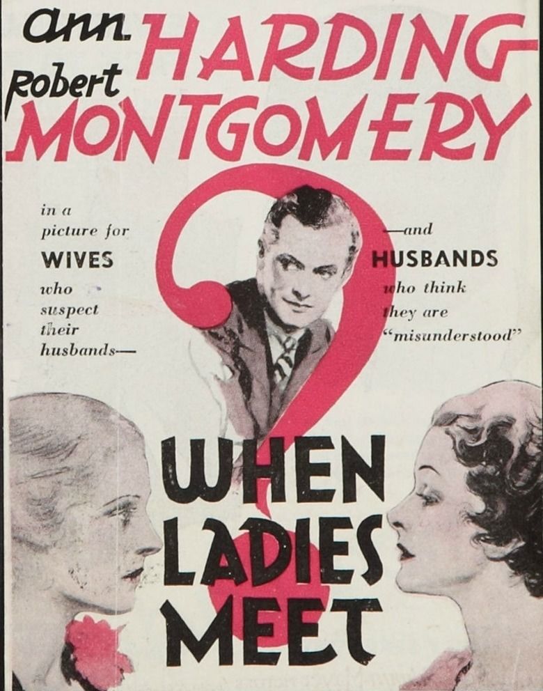 When Ladies Meet (1933 film) movie poster