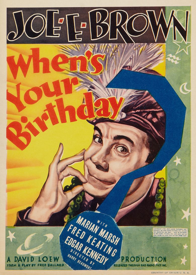 Whens Your Birthday movie poster