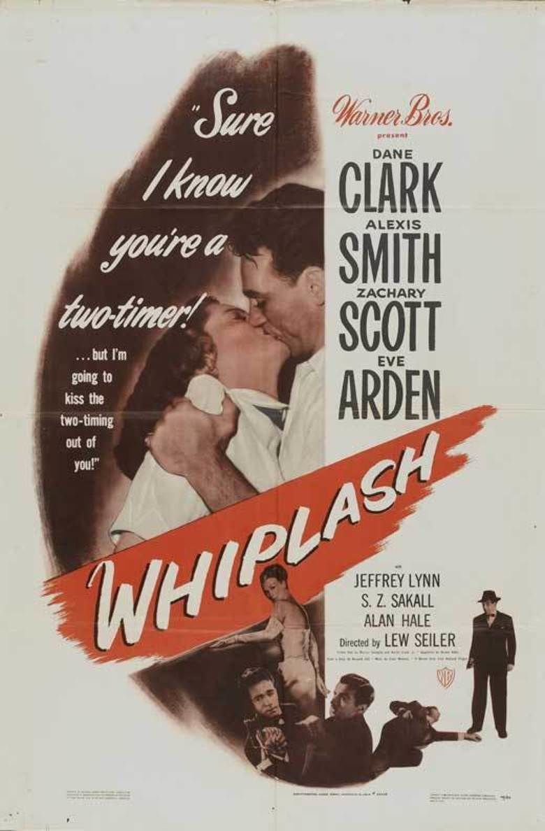 Whiplash (1948 film) movie poster