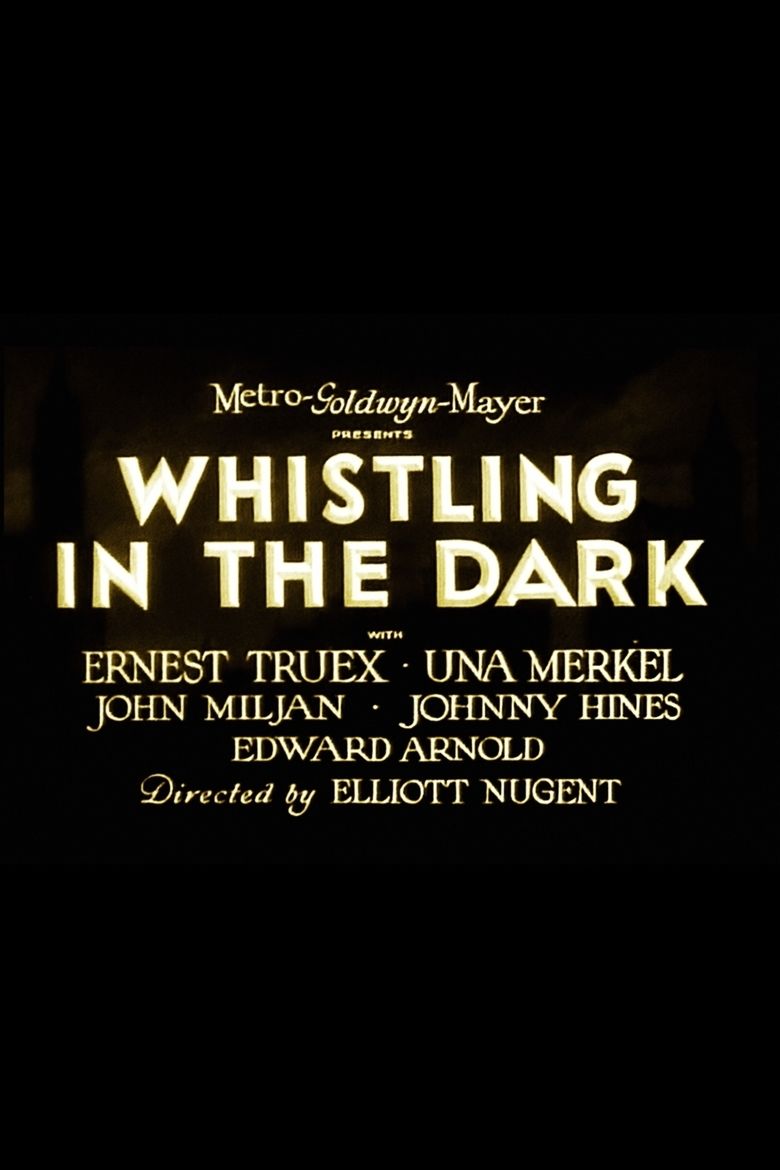 Whistling in the Dark (1933 film) movie poster