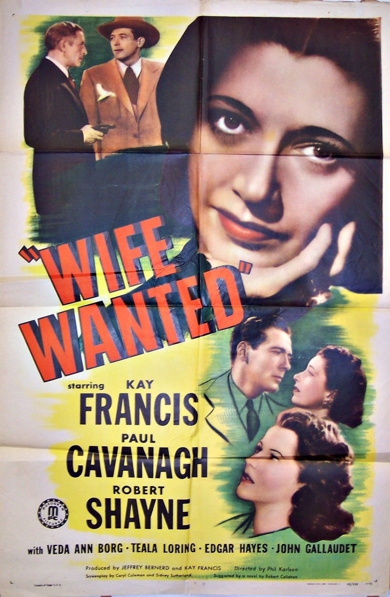 Wife Wanted (1946 film) movie poster