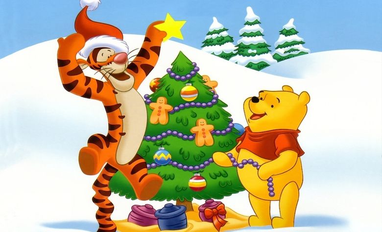 Winnie the Pooh and Christmas Too movie scenes