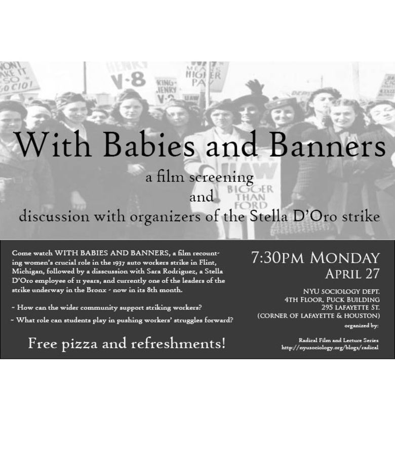 With Babies and Banners: Story of the Womens Emergency Brigade movie poster