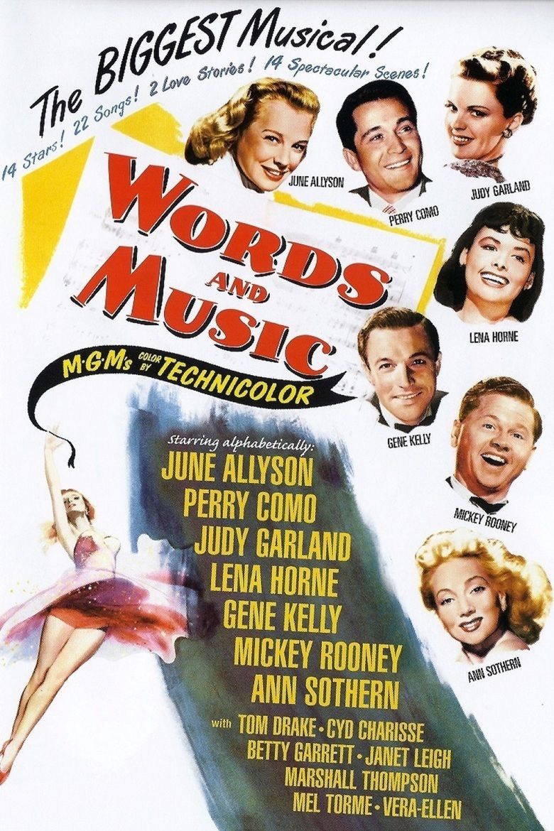 Words and Music (1948 film) movie poster